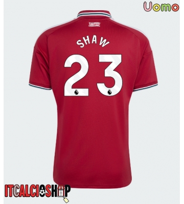 Manchester United Luke Shaw #23 Prima Maglia 2026-27 Manica Corta